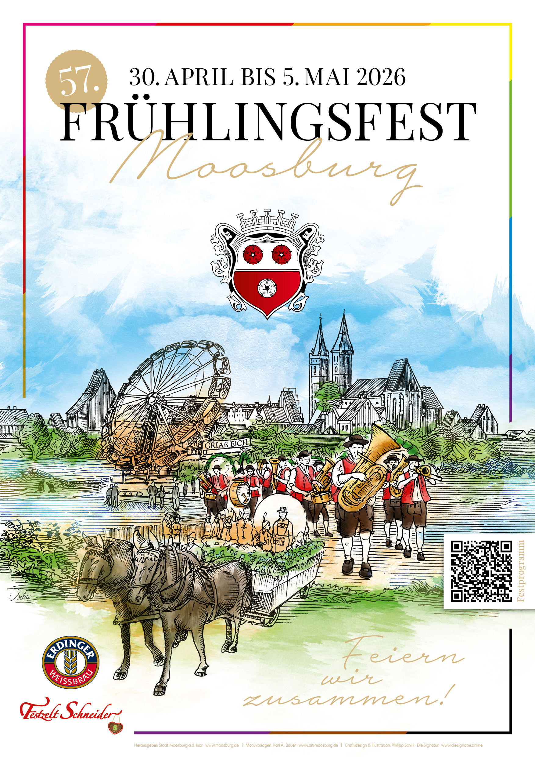 Stadt Moosburg Frühlingsfest 2026 Poster